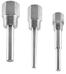 TERMOVAINA PARA PT100. LARGO 125MM - DIAMETRO AGUJERO PT100 1/4. ROSCA PROCESOS MACHO 3/8" BSP - ROSCA INSERCION PT100 HEMBRA 1/4" BSP.  ( NOTA: No incluye la PT100, solo la termovaina.)