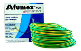 [134917] CABLE FLEX AFUMEX 750 1X 2.5MM2 VERDE/AMARILLO X MT LS0H