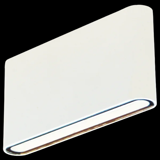 [113388] LUMINARIA BIDIRECCIONAL PLANA CON LED 12W 3000K LUZ CALIDA  - 220V 50HZ - IP54 BLANCO