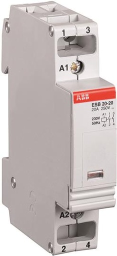 [EN20-20N-06] Contactor EN 20A, 2NA, 230VVcc con mando Manual, 1 módulo